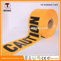 Trustworthy China supplier pe warning tape caution tape barricade tape